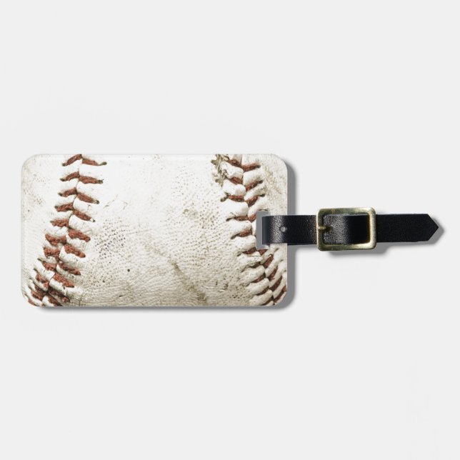 Baseball Luggage Tag (Front Horizontal)