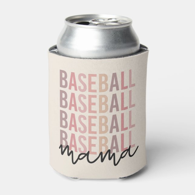 Baseball Mama | Baseball Mum Gifts Can Cooler (Can Front)