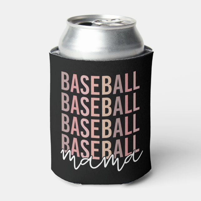 Baseball Mama | Baseball Mum Gifts Can Cooler (Can Front)