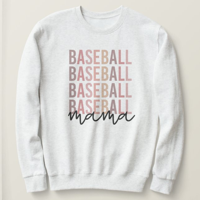 Baseball Mama | Baseball Mum Gifts Sweatshirt (Design Front)