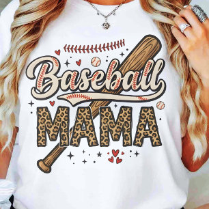 Baseball Mama Game Day Sports Mum T-Shirt