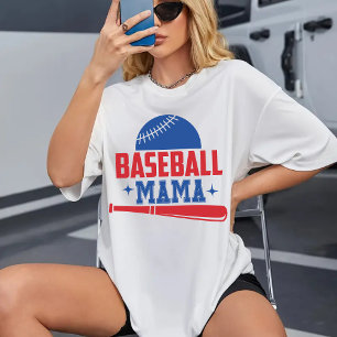 Baseball Mama Shirt, Mother's Day or Birthday Gift T-Shirt