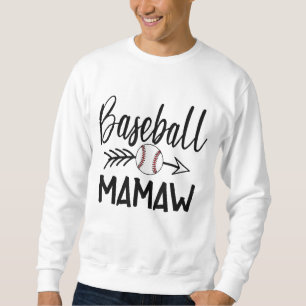 Baseball Mamaw Cute Arrow Father's Mother's Xmas D Sweatshirt