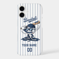 Baseball Mascot Phone Case- Custom Name & Number.