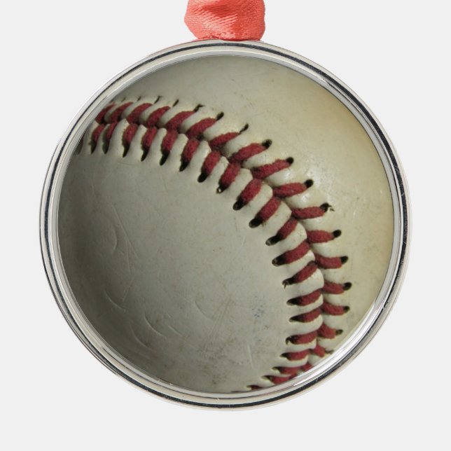 Baseball Metal Tree Decoration (Front)