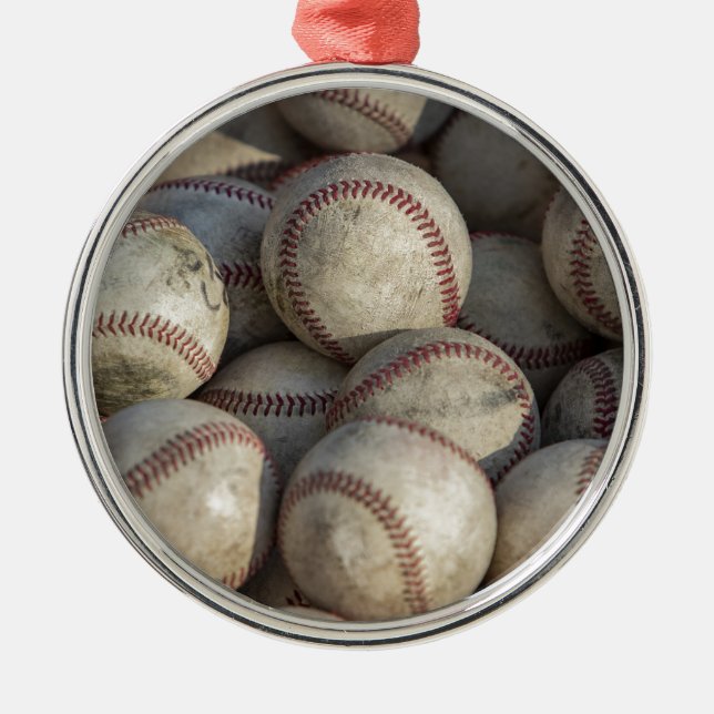 Baseball Metal Tree Decoration (Front)