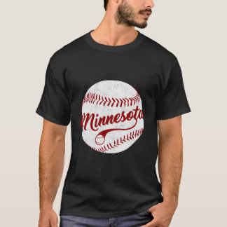 Baseball Minnesota Team Love Twin City National Pa T-Shirt