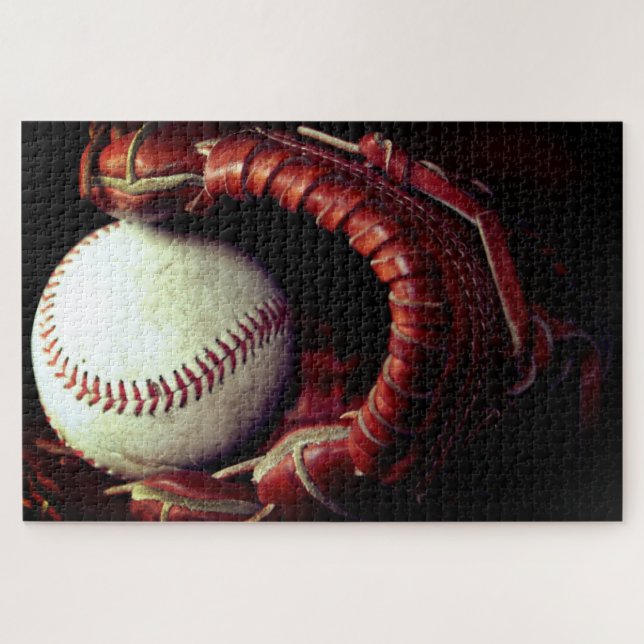 Baseball Mitt Jigsaw Puzzle (Horizontal)