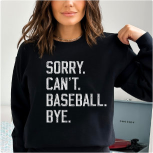 Baseball   Modern Mum Kids Mother's Day Black Sweatshirt