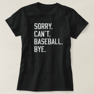 Baseball Modern Mum Kids Mother's Day Black T-Shirt