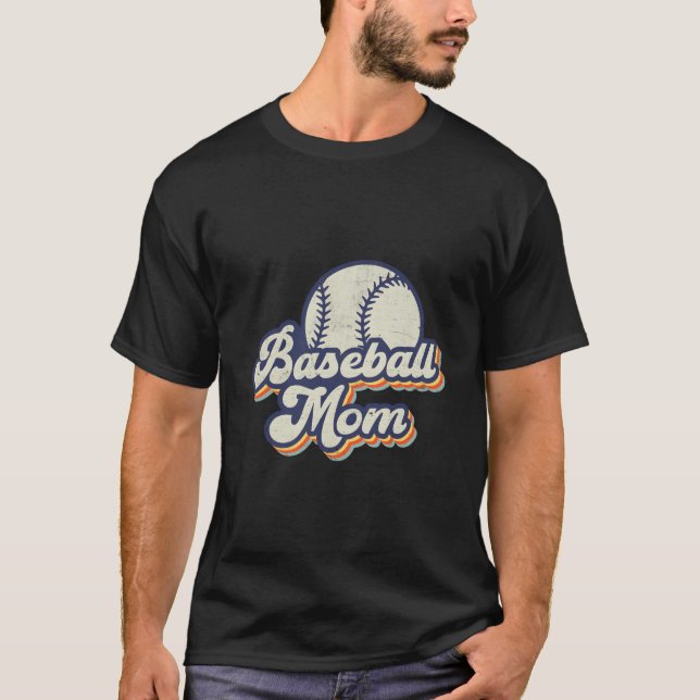Baseball Mom Mama Mother'S Day T-Shirt (Front)