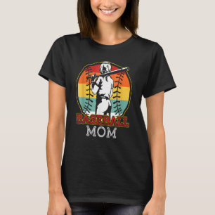 Baseball Mom Softball Mother Team Sports  For Wome T-Shirt