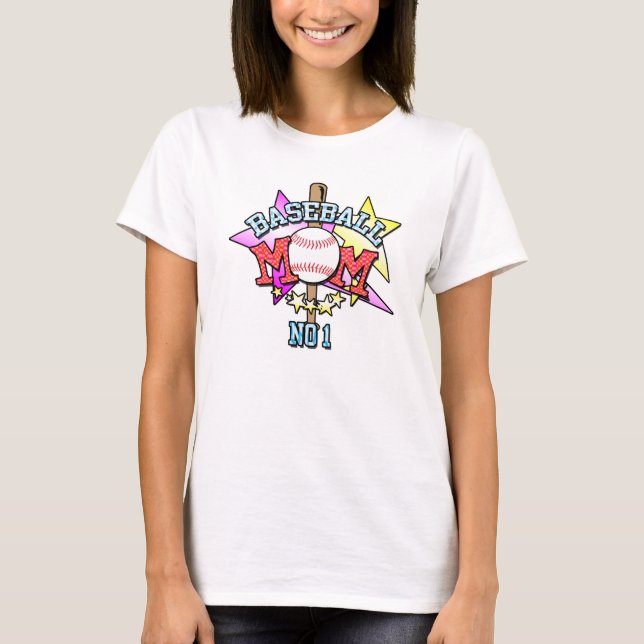 Baseball Mom T-shirt (Front)