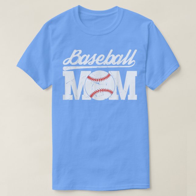 Baseball Mom  T-Shirt (Design Front)