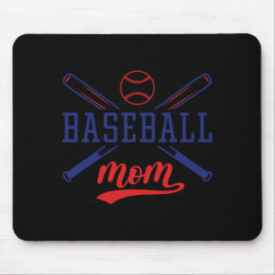 Baseball Mom T Shirt Mouse Mat
