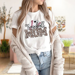 Baseball Mom Tee Shirt Women Baseball T Shirt
