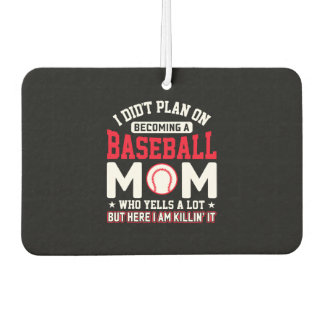 BASEBALL MOM TSHIRT CAR AIR FRESHENER