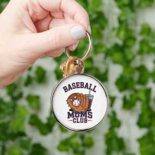Baseball Moms Club Mother's Day Key Ring