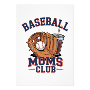 Baseball Moms Club Mother's Day Photo Print