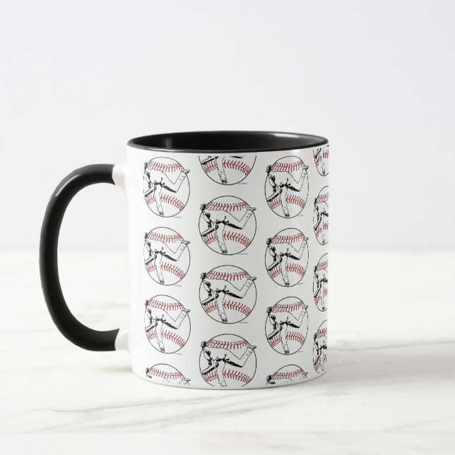 baseball mug . (Left)
