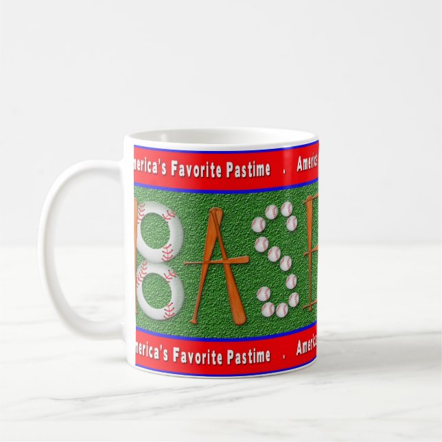 Baseball Mug - America's Favourite Pastime (Left)