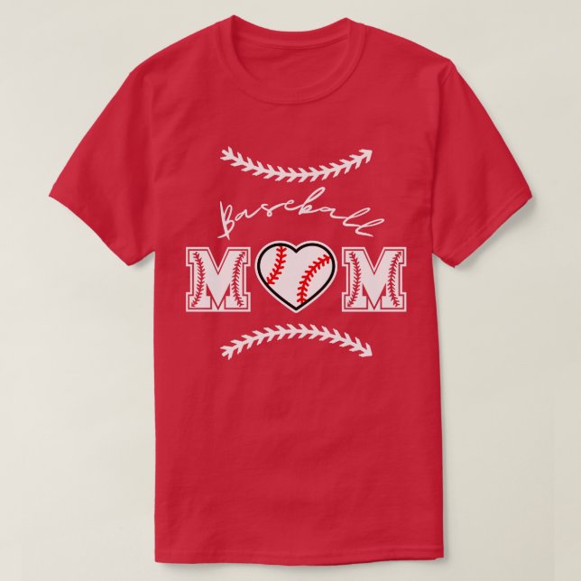 Baseball Mum 23 T-Shirt (Design Front)