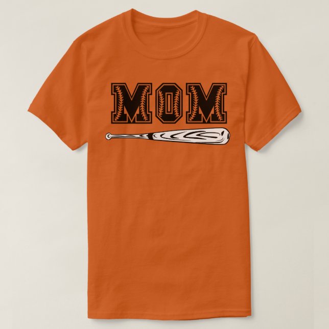 Baseball Mum 32 T-Shirt (Design Front)