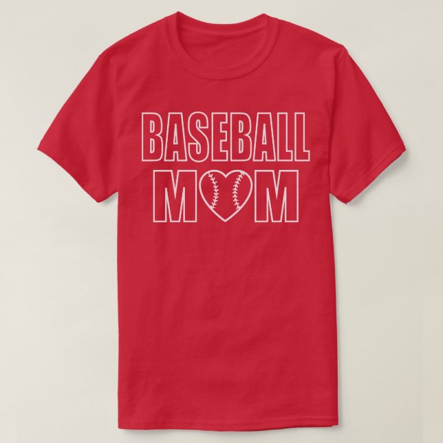 Baseball Mum 3 T-Shirt (Design Front)