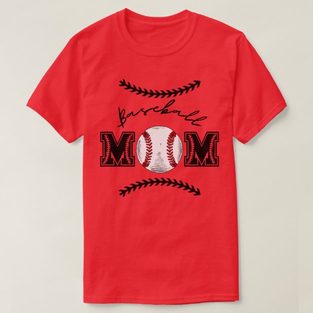 Baseball Mum 3 T-Shirt (Design Front)