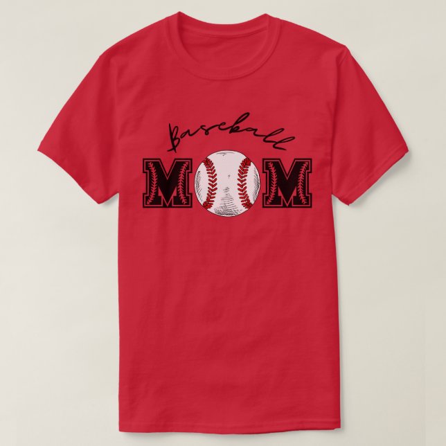Baseball Mum 5 T-Shirt (Design Front)