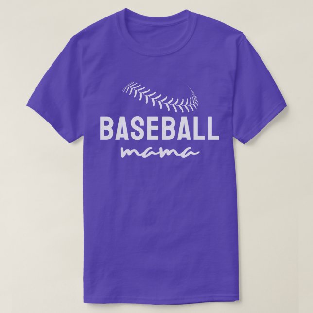 Baseball Mum 65 T-Shirt (Design Front)