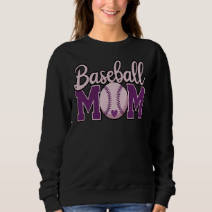Baseball Mum, Baseball Game Day Sweatshirt