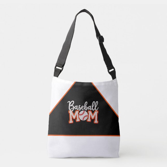 Baseball Mum “Baseball M❤️M” – Baseball Theme Tote (Front)