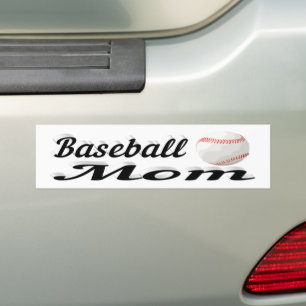 Baseball Mum Bumper Sticker