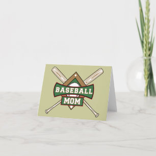 Baseball Mum Card