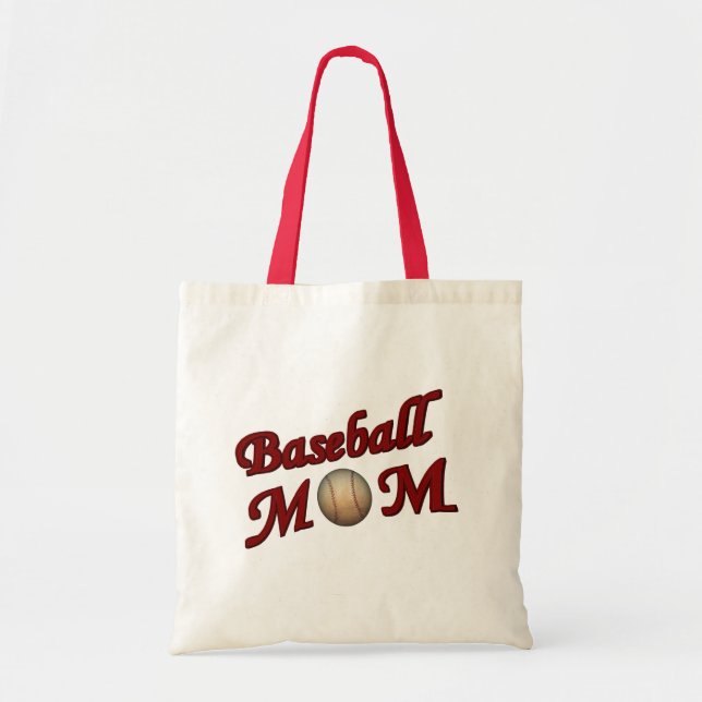 Baseball Mum Cute Tote Bag (Front)