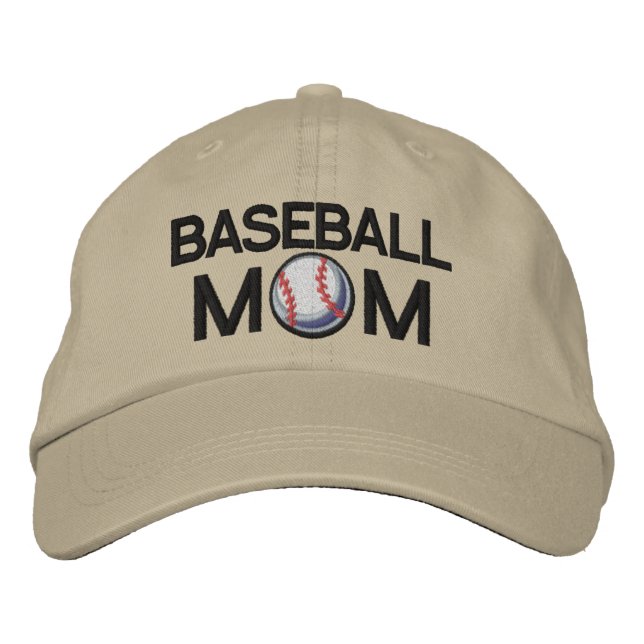 Baseball Mum Embroidered Hat (Front)