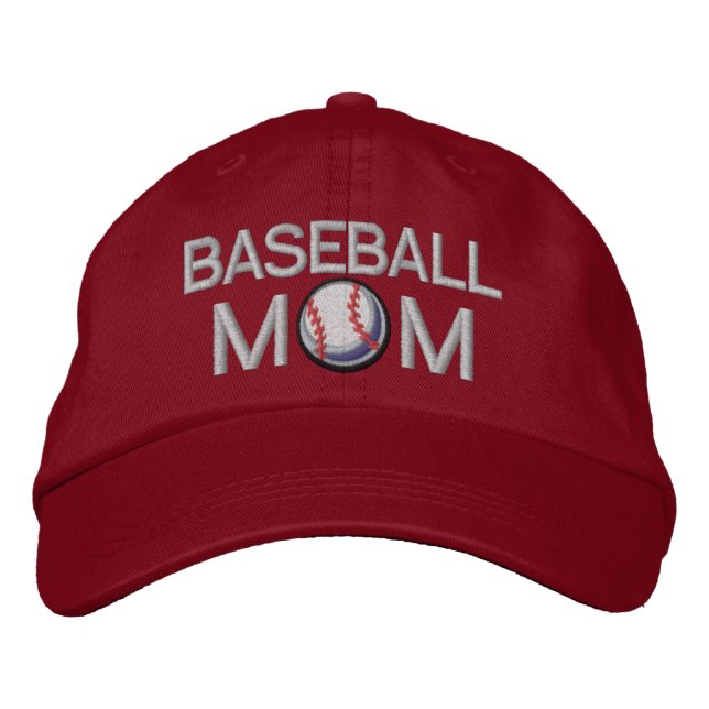 Baseball Mum Embroidered Hat (Front)