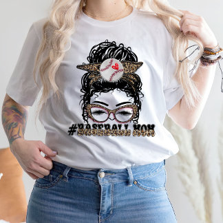 Baseball Mum , Funny Baseball T-Shirt