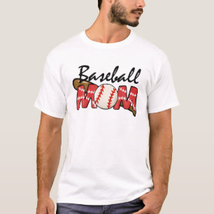 Baseball Mum Funny Softball Mama Mother's Day 2022 T-Shirt