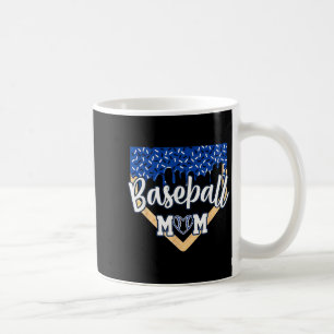 Baseball Mum Home Plate Ice Cream Drip With Sprink Coffee Mug