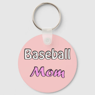 Baseball  Mum Key Ring