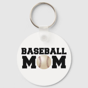 Baseball Mum Key Ring