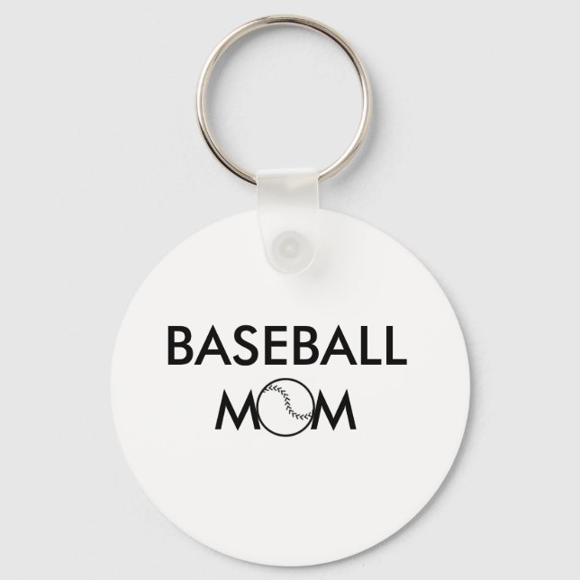 Baseball Mum Keychain (Front)