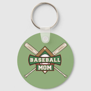 Baseball Mum keychain