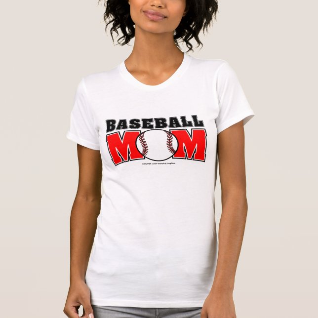 Baseball Mum Ladies AA Reversible Sheer Top (Front)