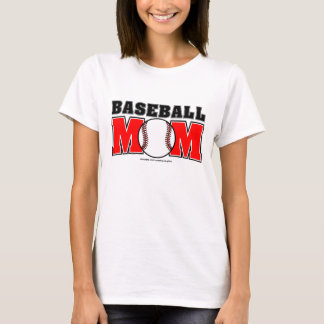 Baseball Mum Ladies Baby Doll (Fitted) T-Shirt