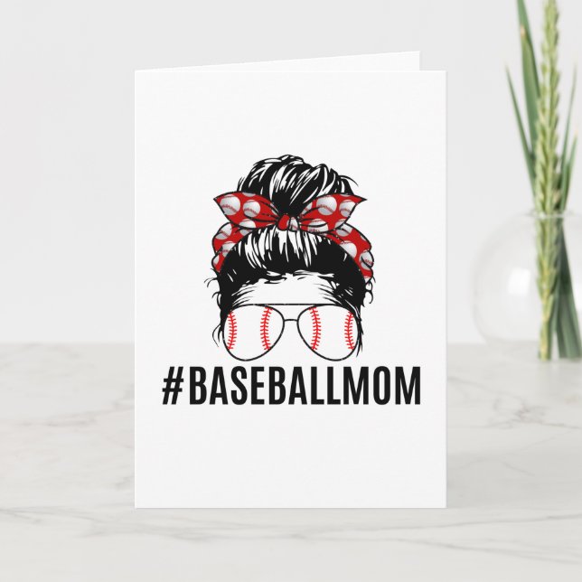 Baseball Mum Life Card (Front)