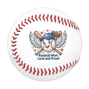 Baseball Mum Loud and Proud Cute Sports Design