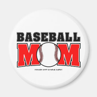 Baseball Mum Magnet